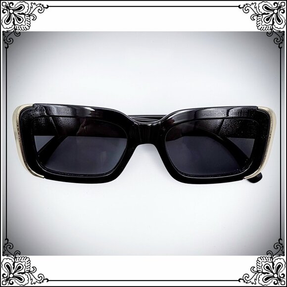 ANTHROPOLOGIE - I-SEA Ali Gold-Plated Black Sunglasses main image 4